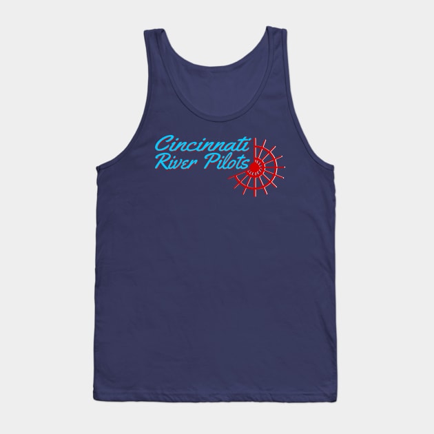 Cincinnati River Pilots Tank Top by 7071